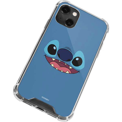 Disney Lilo and Stitch Close iPhone 14 Plus Clear Case