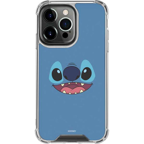 Disney Lilo and Stitch Close iPhone 14 Pro Clear Case