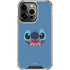 Disney Lilo and Stitch Close iPhone 14 Pro Clear Case