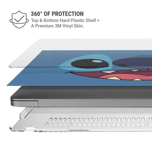 Disney Lilo and Stitch Close MacBook Pro 16in (2021-25) Case plus Skin