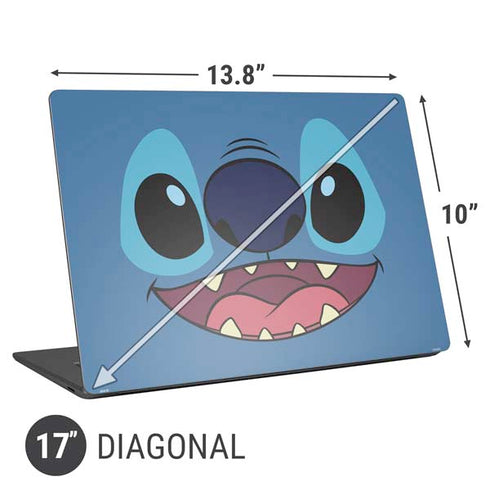 Disney Lilo and Stitch Close Universal Laptop 17in (13.8 x 10in) Skin