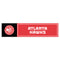 NBA Atlanta Hawks 11" x 3" Bumper Sticker
