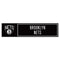 NBA Brooklyn Nets 11" x 3" Bumper Sticker