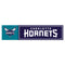 NBA Charlotte Hornets 11" x 3" Bumper Sticker