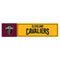 NBA Cleveland Cavaliers 11" x 3" Bumper Sticker