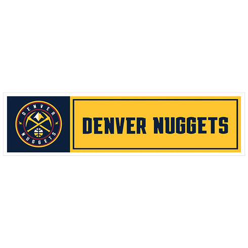 NBA Denver Nuggets 11" x 3" Bumper Sticker