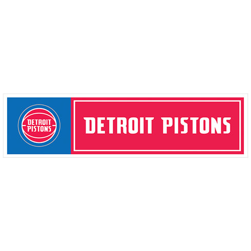 NBA Detroit Pistons 11" x 3" Bumper Sticker