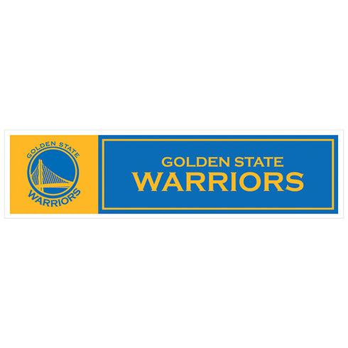 NBA Golden State Warriors 11" x 3" Bumper Sticker