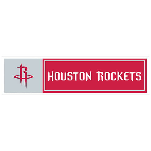 NBA Houston Rockets 11" x 3" Bumper Sticker