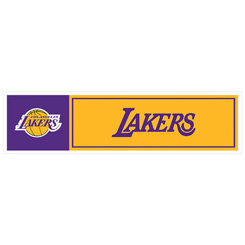 NBA Los Angeles Lakers 11" x 3" Bumper Sticker