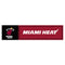 NBA Miami Heat 11" x 3" Bumper Sticker