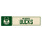 NBA Milwaukee Bucks 11" x 3" Bumper Sticker
