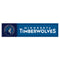 NBA Minnesota Timberwolves 11" x 3" Bumper Sticker