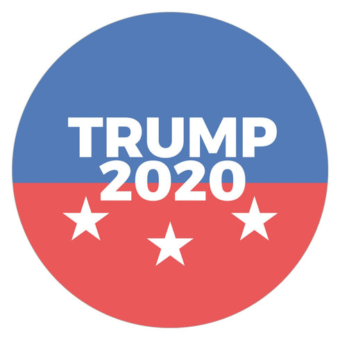 Trump 2020 4" x 4" Bumper Sticker
