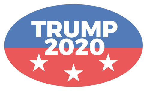 Trump 2020 5" x 3" Bumper Sticker