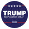 Trump Keep America Great 4" x 4" Bumper Sticker