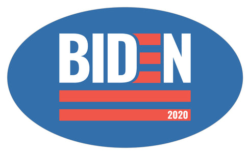 Biden 2020 5" x 3" Bumper Sticker