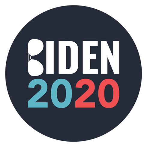 Biden 2020 Sunglasses 4" x 4" Bumper Sticker