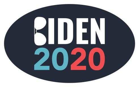 Biden 2020 Sunglasses 5" x 3" Bumper Sticker