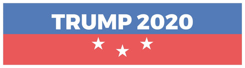 Trump 2020 11" x 3" Bumper Sticker