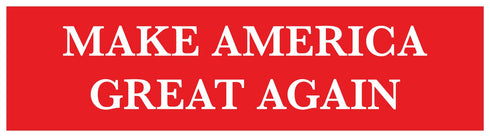 Make America Great Again 11" x 3" Bumper Sticker