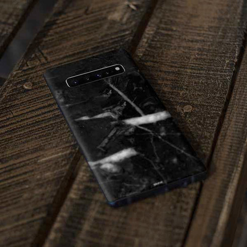 Stone Black Galaxy S10 Skin