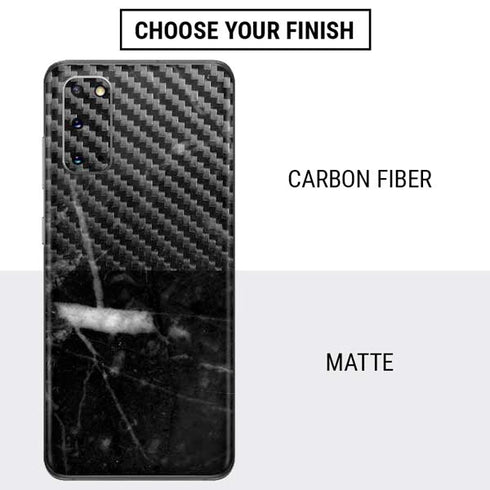 Stone Black Galaxy S20 Skin