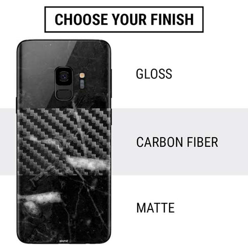 Stone Black Galaxy S9 Skin