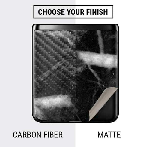 Stone Black Galaxy Z Flip Skin