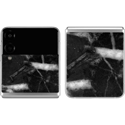 Stone Black Galaxy Z Flip4 5G Skin