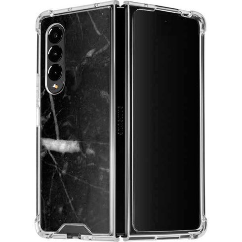Stone Black Galaxy Z Fold4 5G Clear Case