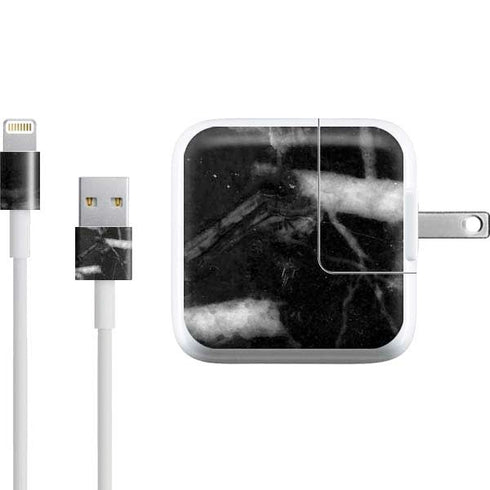 Stone Black iPad Charger (10W USB) Skin