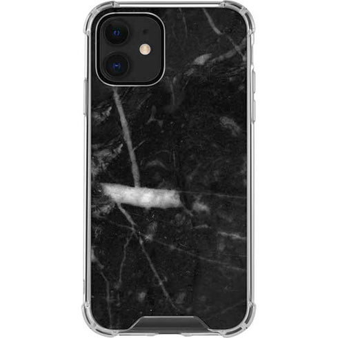 Stone Black iPhone 12 Clear Case