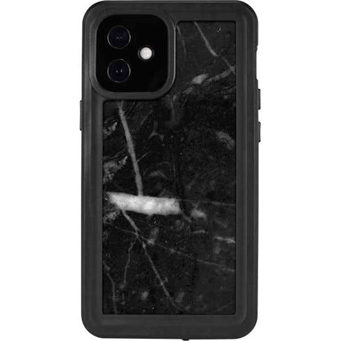 Stone Black iPhone 12 Mini Waterproof Case