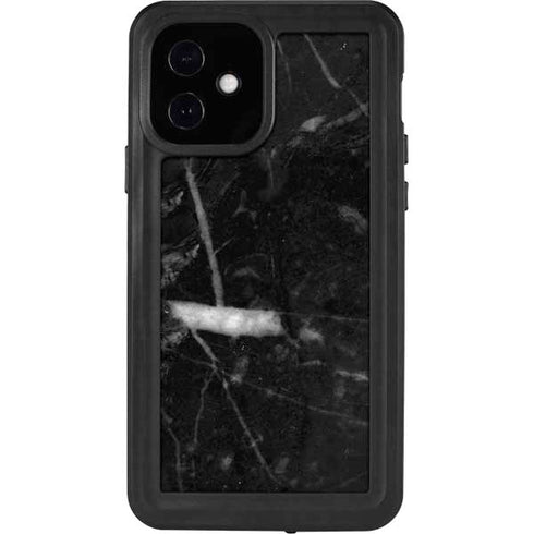 Stone Black iPhone 12 Waterproof Case