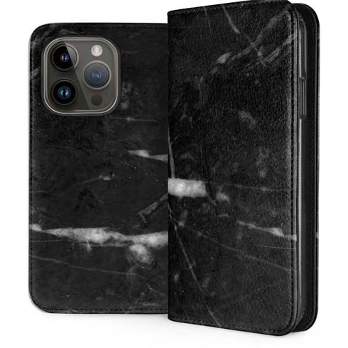 Stone Black iPhone 14 Pro Folio Case