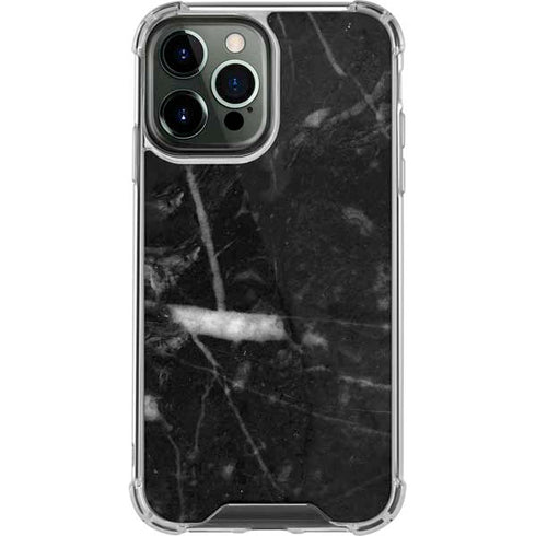 Stone Black iPhone 15 Pro Max Clear Case