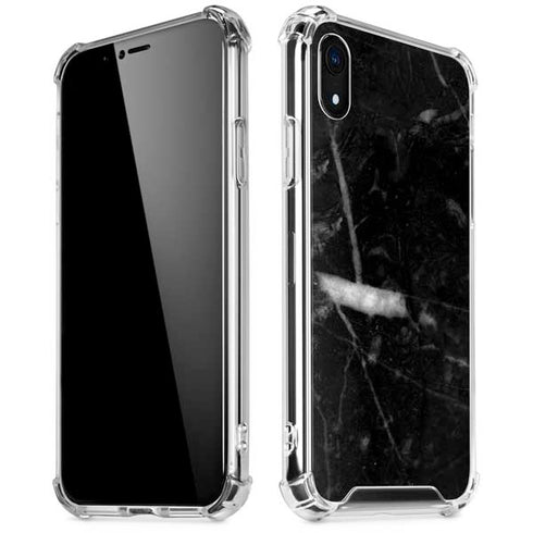 Stone Black iPhone XR Clear Case