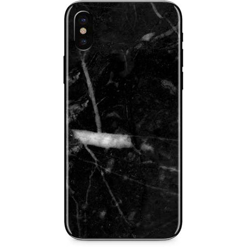 Stone Black iPhone XS Skin