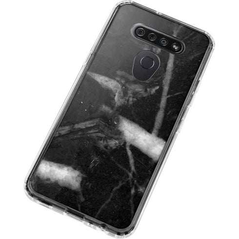 Stone Black LG K51/Q51 Clear Case