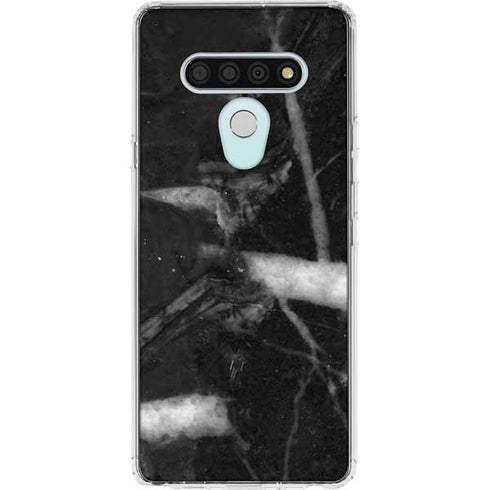 Stone Black LG Stylo 6 Clear Case
