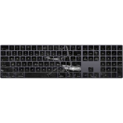 Stone Black Magic Keyboard with Numeric Keypad Skin