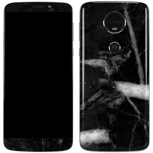 Stone Black Moto E5 Plus Skin