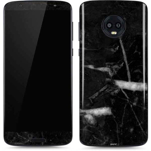 Stone Black Moto G6 Skin