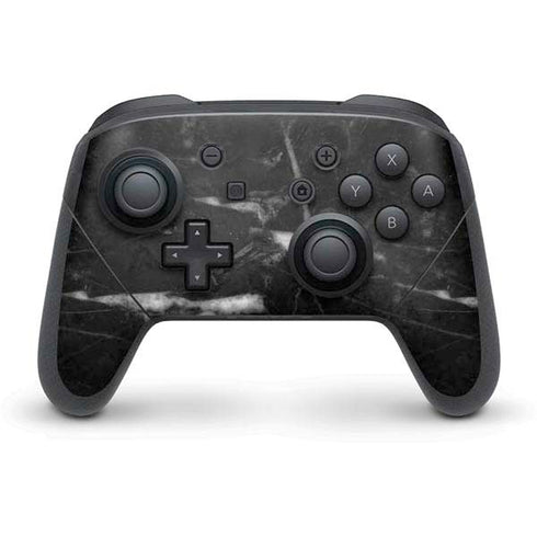 Stone Black Nintendo Switch Pro Controller Skin