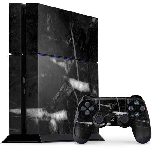 Stone Black PS4 Console and Controller Bundle Skin