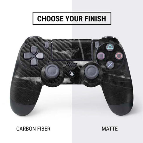 Stone Black PS4 Controller Skin