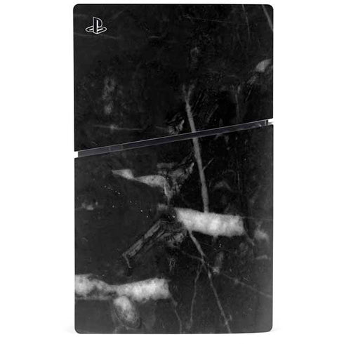 Stone Black PS5 Slim Disk Bundle Skin