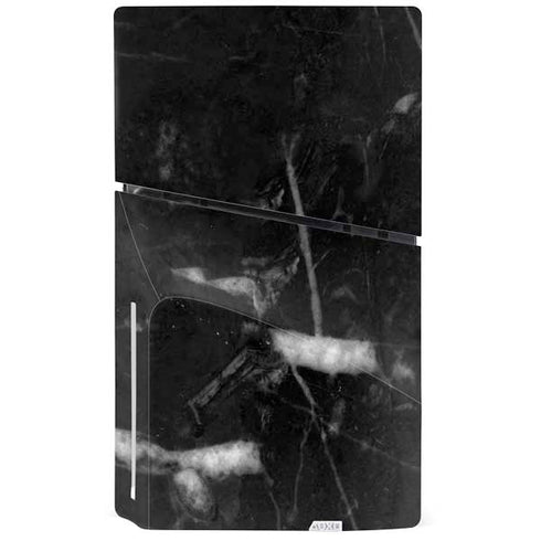 Stone Black PS5 Slim Disk Bundle Skin