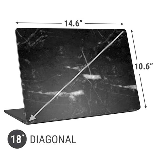 Stone Black Universal Laptop 18in (14.6 x 10.6in) Skin